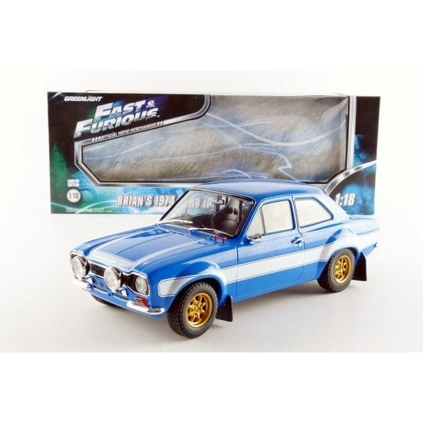 Fast And Furious 5.25" Brian's Ford Escort 1:32 JADA Diecast Toy Car 1974